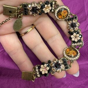 Michal Negrin vintage crystal bracelet